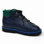3016 dr Leo fiú fűzős cipő kék színben - belső oldalról
