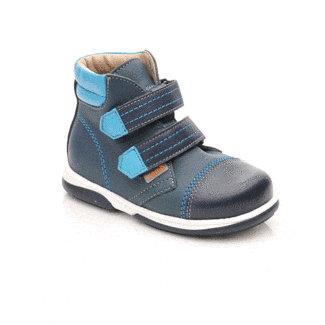 Alex fiú szupinált cipő kék színben - 3D forgó kép