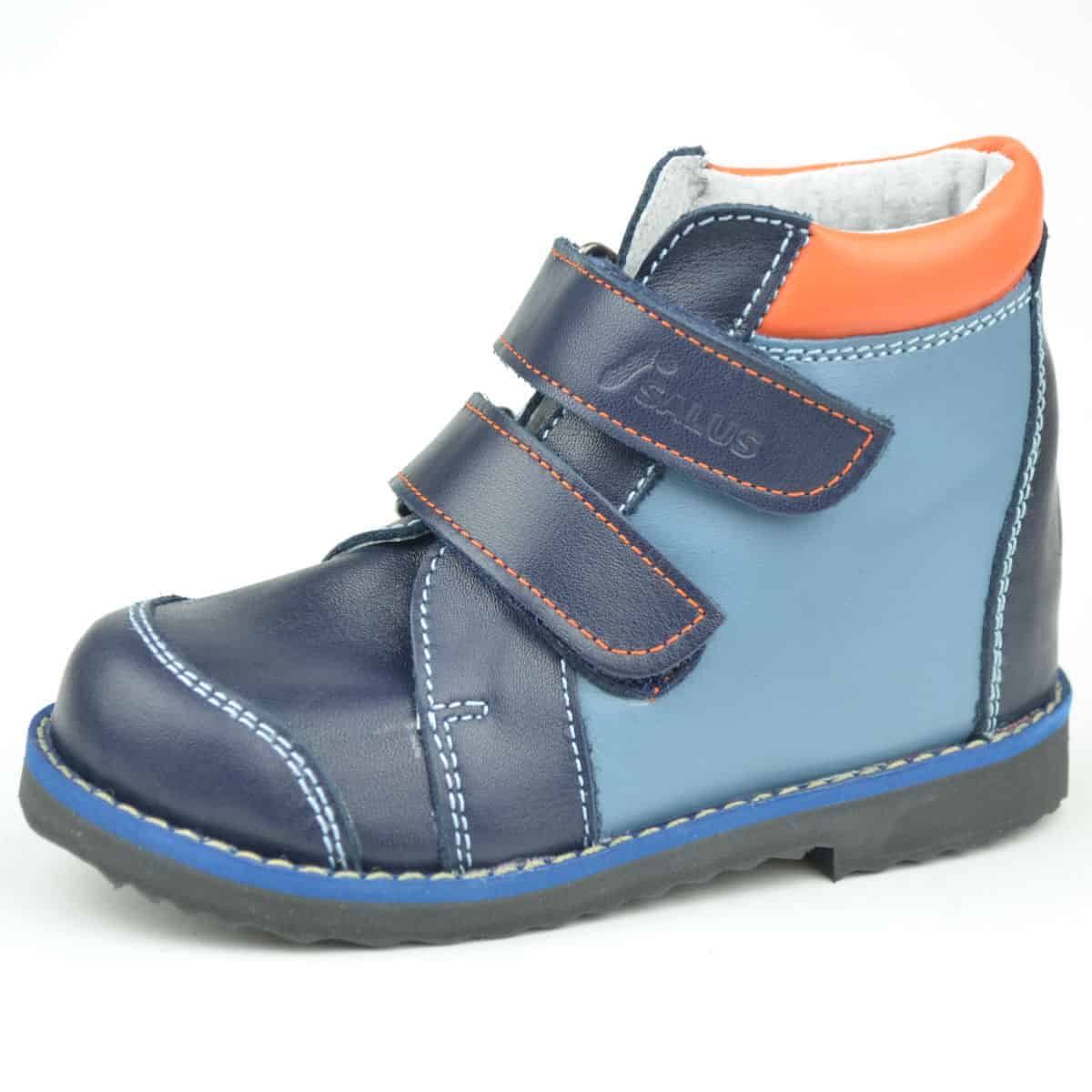 Flo-115  Salus cipő kék színben, fiús